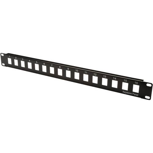 Digitus DN-91400 16 Port Netzwerk-Patchpanel 483 mm (19) Unbestückt 1 HE Unbestückt