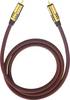 Cinch Audio Anschlusskabel [1x Cinch-Stecker - 1x Cinch-Stecker] 5.00 m Bordeaux vergoldete Steckkontakte Oehlbach NF Sub