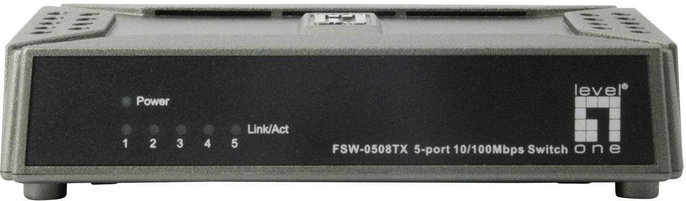 LevelOne FSW-0508TX - Switch - 5 x 10/100 - Desktop-1