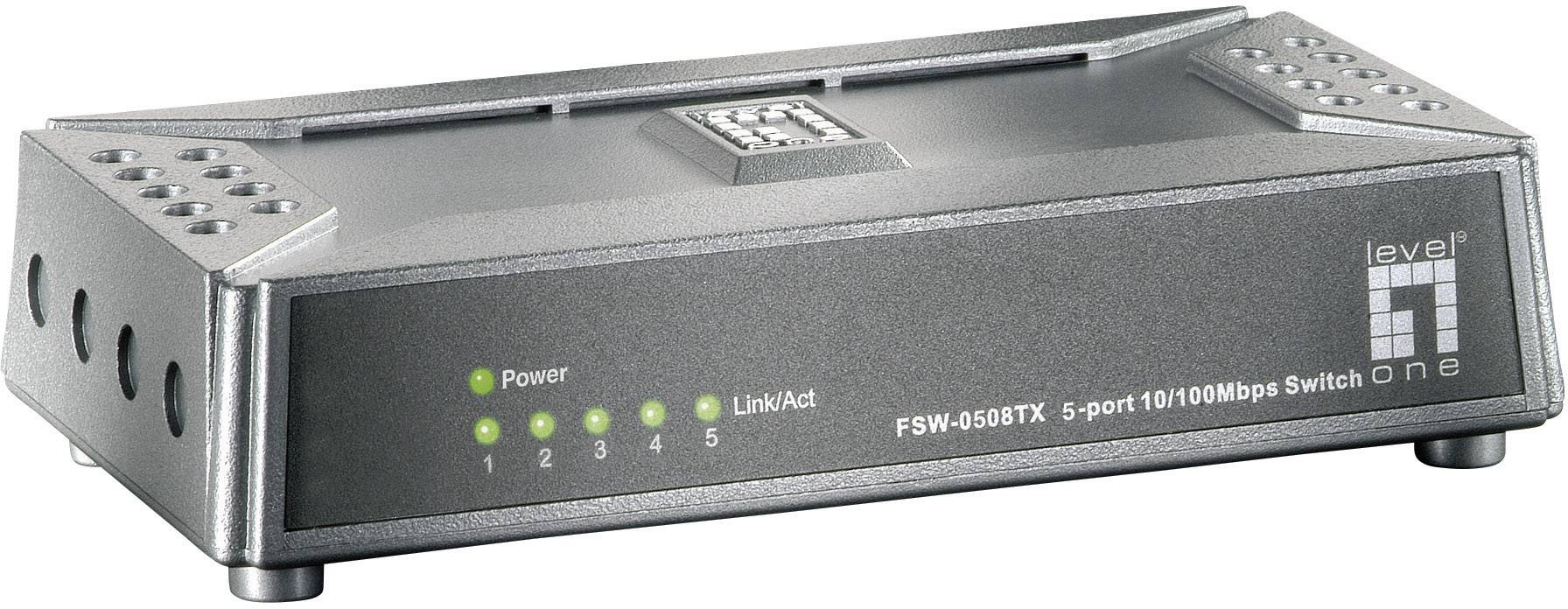 LevelOne FSW-0508TX - Switch - 5 x 10/100 - Desktop-0