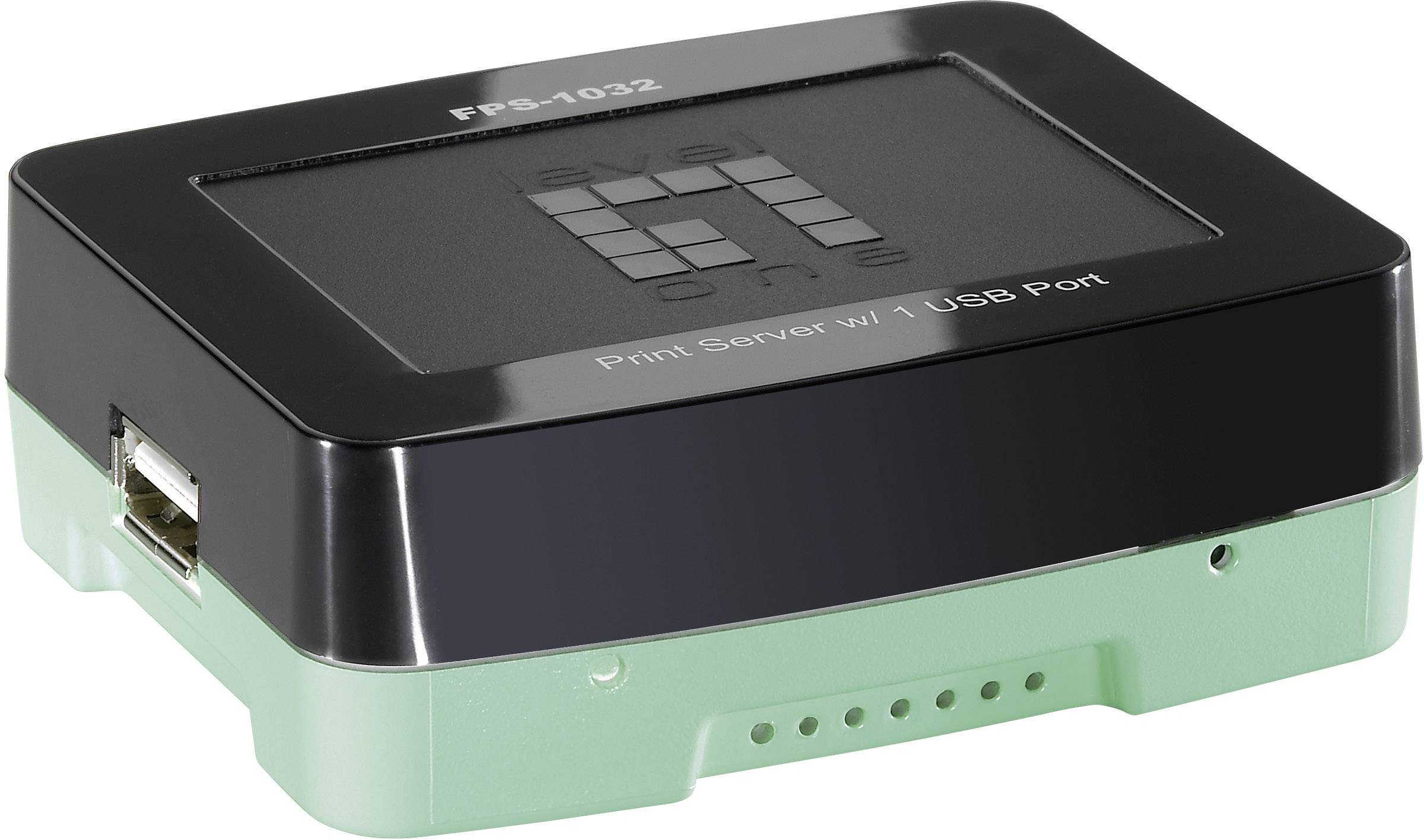 LevelOne FPS-1032 - Druckserver - USB 2.0 - 10/100-2