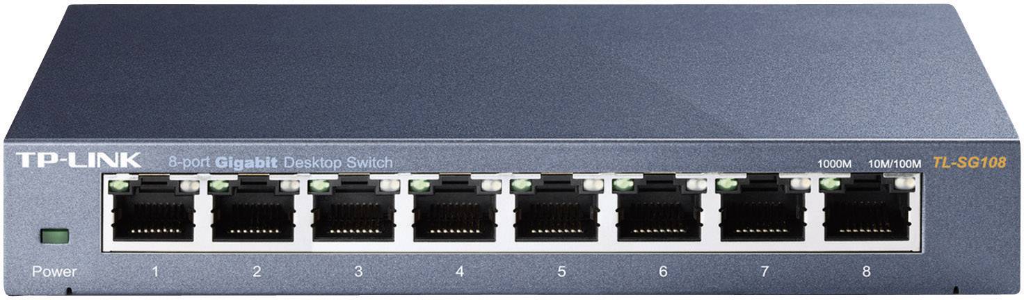 TP-LINK TL-SG108 V4 Netzwerk Switch RJ45 8 Port 1 Gbit/s