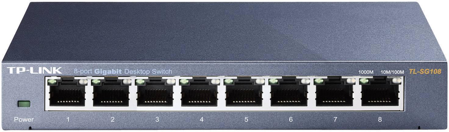 TP-LINK TLSG108 V4 TL-SG108 V4 Netzwerk Switch 8 Port 1 GBit/s