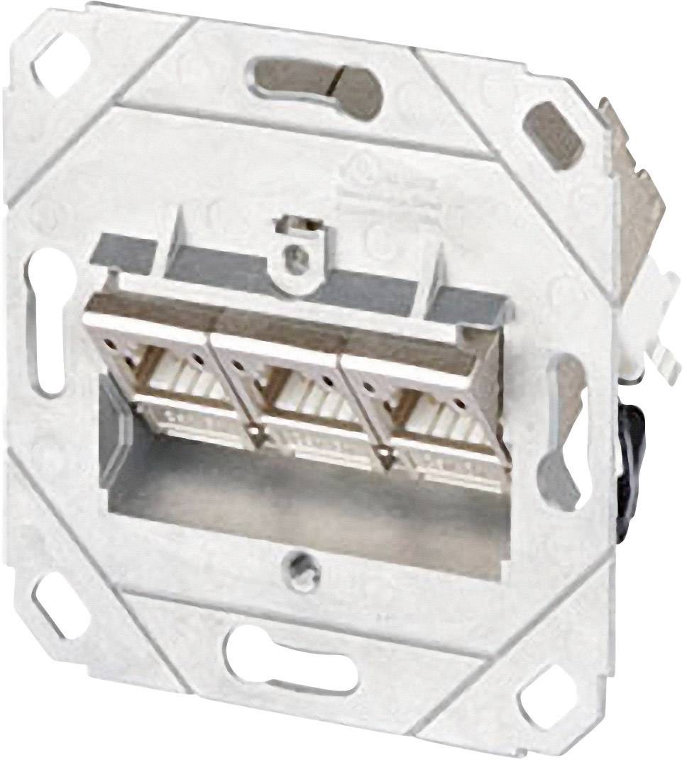 Metz Connect Netzwerkdose Unterputz Einsatz CAT 6a 3 Port-0