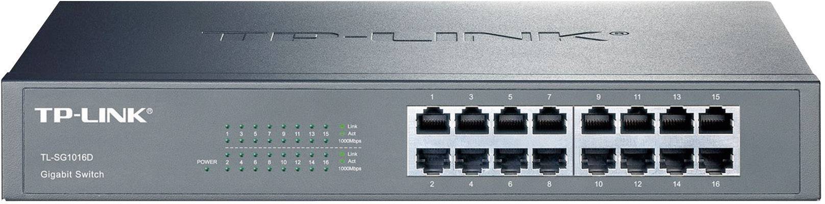 TP-LINK 16-Port Gigabit Switch Unmanaged 13\"