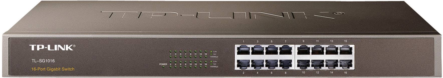 TP-LINK 16-Port Gigabit Switch Unmanaged 19\"