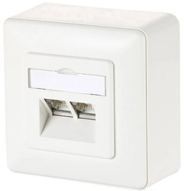 Metz-Connect Aufputz Netzwerkdose