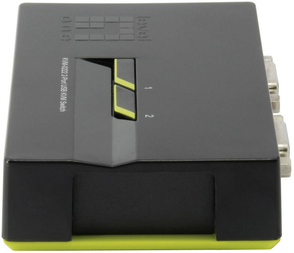 LevelOne ViewCon KVM-0222 - KVM-Switch - 2 x KVM port(s)-6