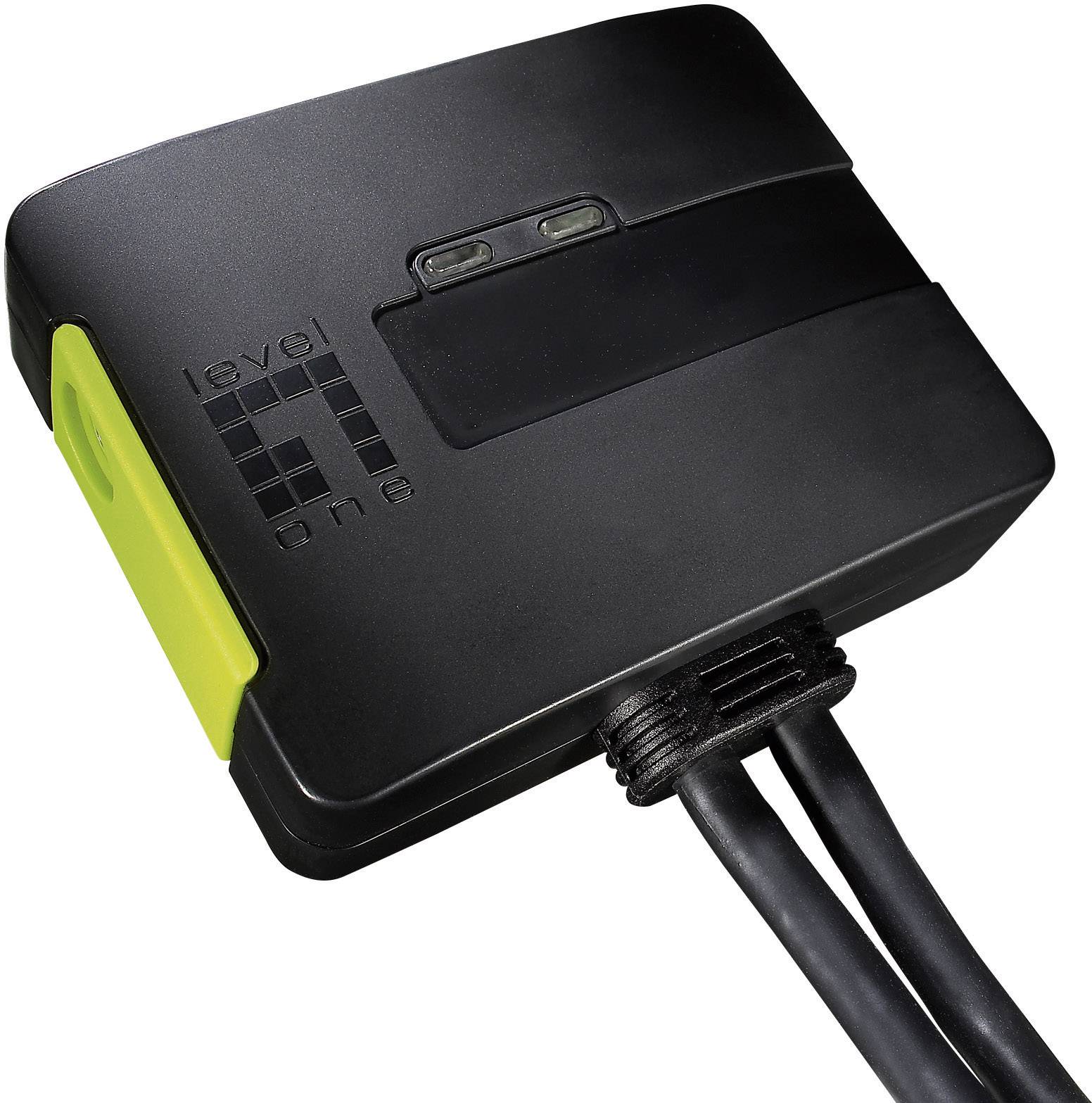 LevelOne KVM-0223 - KVM-/Audio-Switch - 2 x KVM/Audio-2
