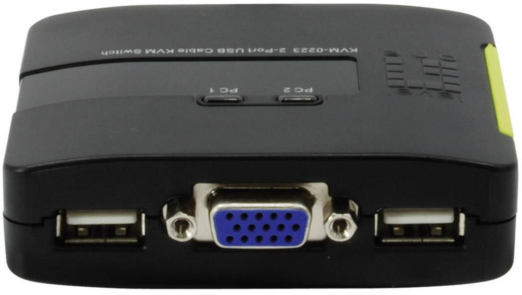 LevelOne KVM-0223 - KVM-/Audio-Switch - 2 x KVM/Audio-4