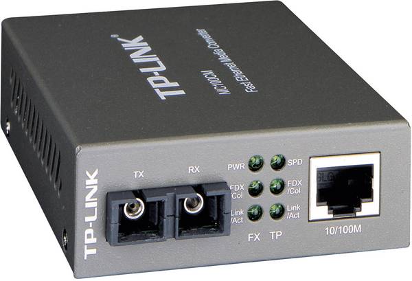 TP-LINK MC100CM LAN, SC Simplex Netzwerk-Medienkonverter 100 MBit/s