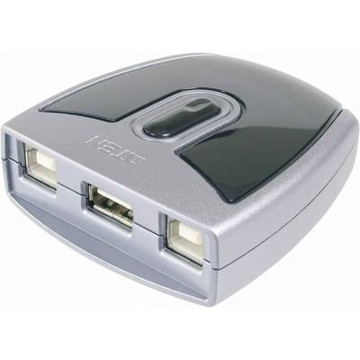 ATEN US221A-AT 2 Port USB 2.0-Umschalter Silber