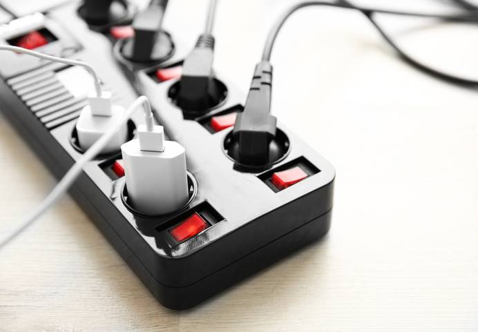 Master-Slave-Steckdose im Einsatz