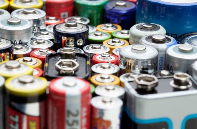 Verschiedene Batterien