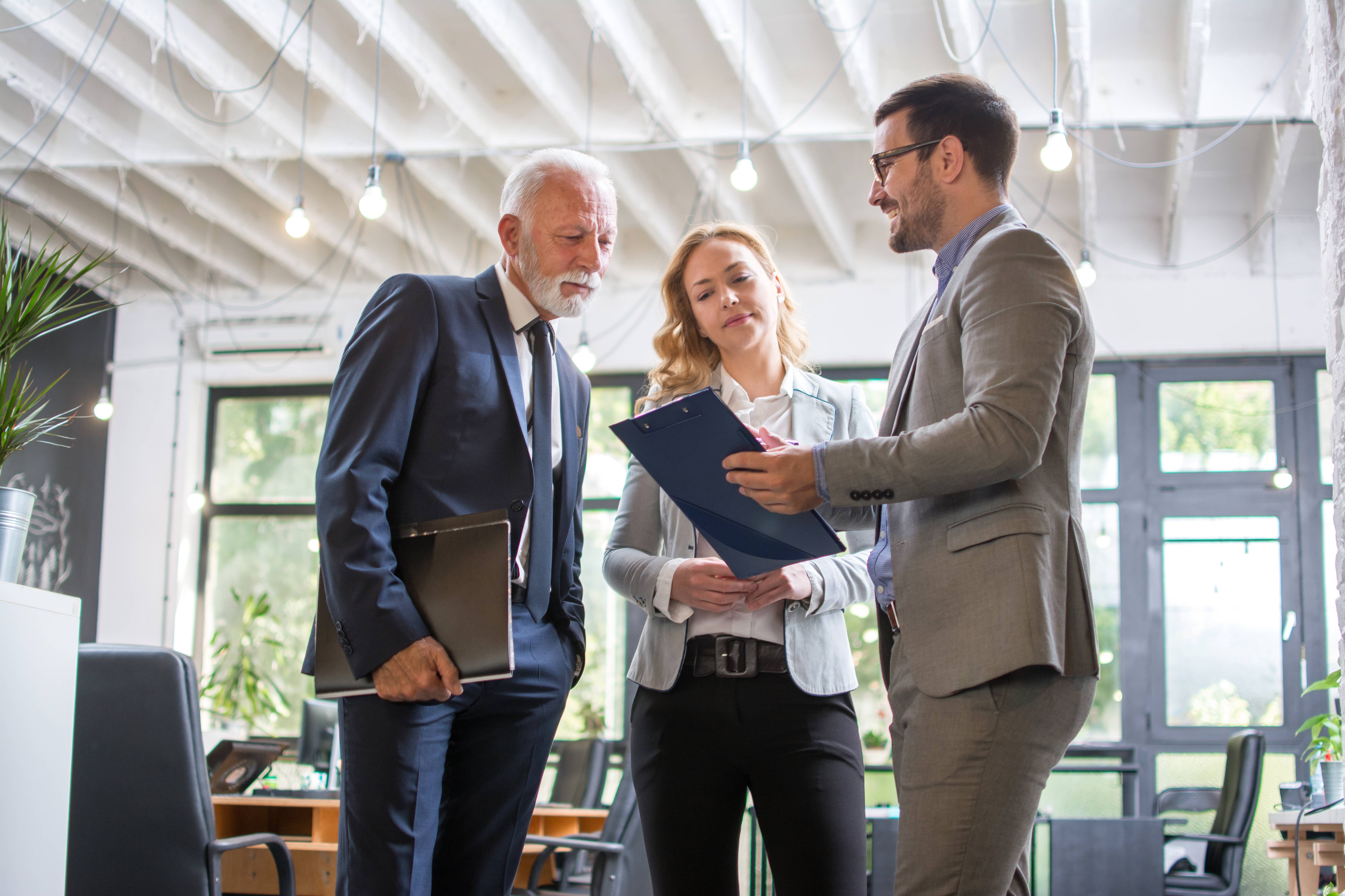 Geschäftsbesprechung