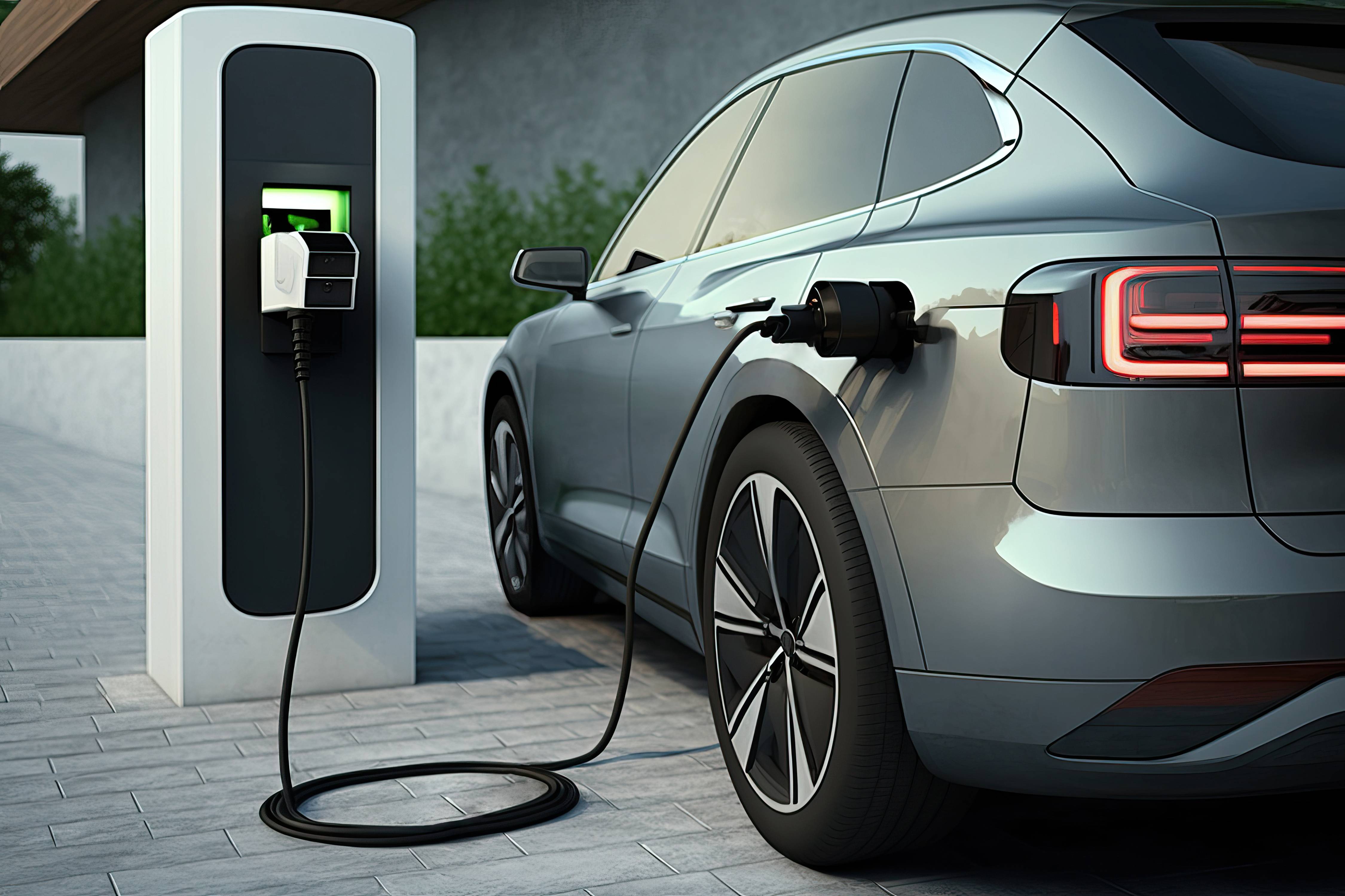 Elektroauto beim Laden