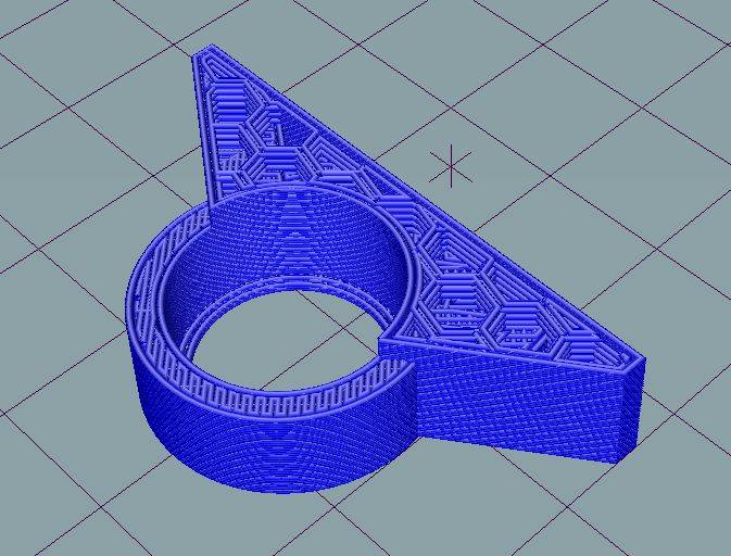 Schichtweiser Aufbau eines 3D-Objektes