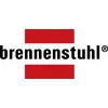 Das Bild zeigt das Logo der Firma 'brennenstuhl', bestehend aus schwarzem Text vor einem roten Streifen auf weißem Hintergrund.