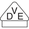 Ein dreieckiges Schild mit den Buchstaben 'D', 'V', 'E'.