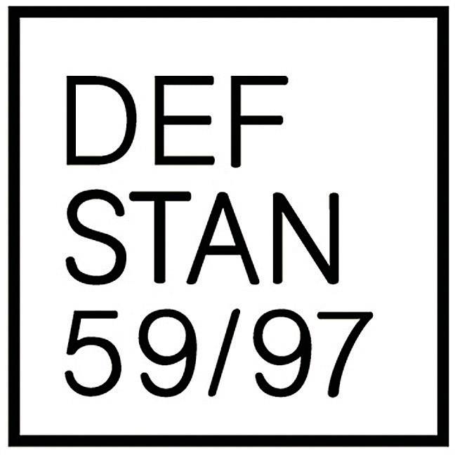 'DEF STAN 59/97' in schwarzem Text auf weißem Hintergrund.
