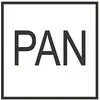 Dieses Bild zeigt das Wort 'PAN' in schwarzen Großbuchstaben auf weißem Hintergrund.