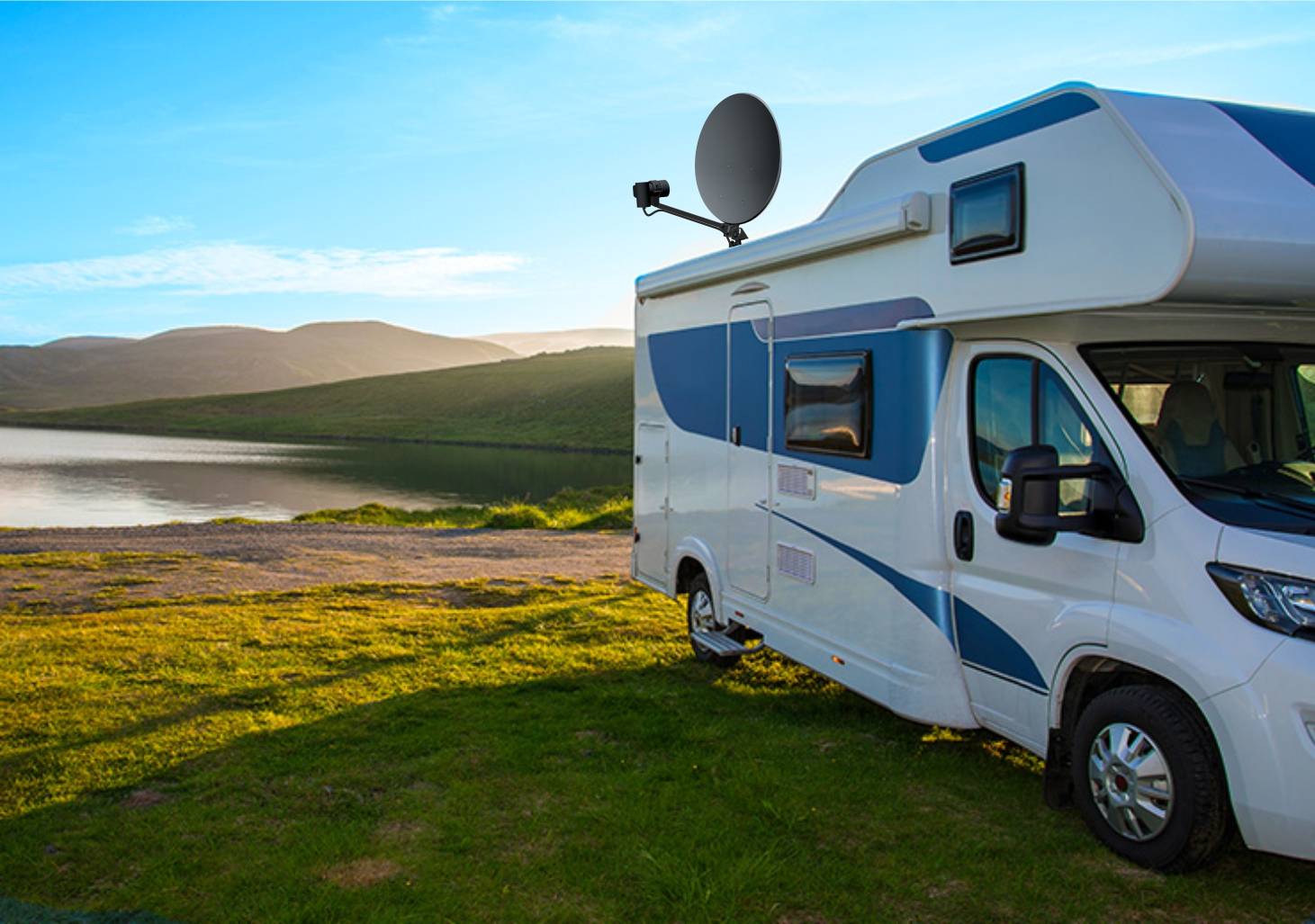 Campingmobil mit SAT-Anlage
