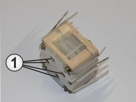 Folien-Drehkondensator für ein Transistorradio
