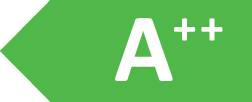 Energieeffizienzklasse A++ (A+++ - D)