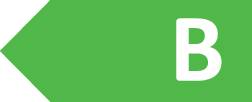 Energieeffizienzklasse B (A - G)