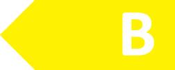 Energieeffizienzklasse B (A++ - E)