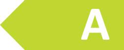 Energieeffizienzklasse A (A++ - G)