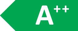 Energieeffizienzklasse A++ (A++ - G)