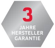 3 Jahre Herstellergarantie