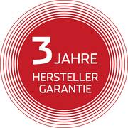 3 Jahre Herstellergarantie