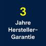 3 Jahre Herstellergarantie