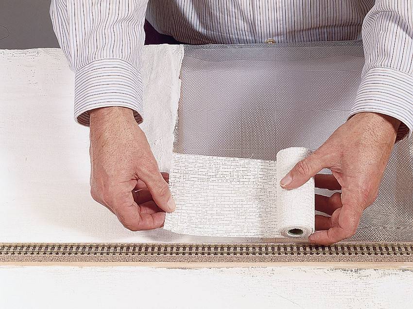 Modellbahn-Geländebau mit Gipsbinden