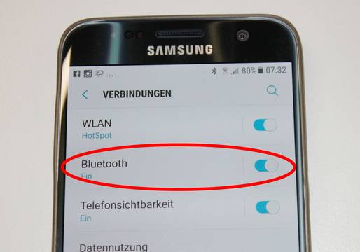 Bluetooth am Smartphone aktivieren oder deaktivieren