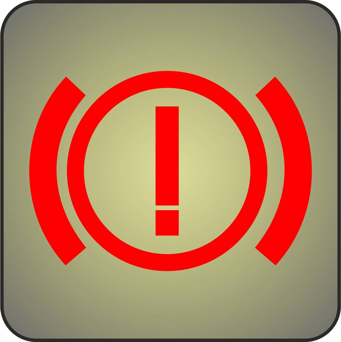 Kontrollleuchte Bremse