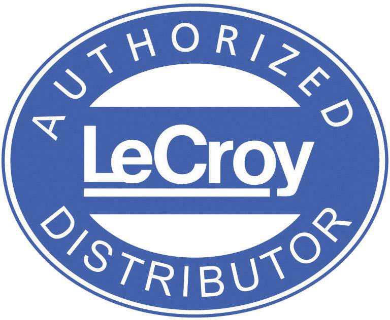 Blaues ovales Logo mit dem Text 'AUTHORIZED DISTRIBUTOR' und 'LeCroy' in der Mitte.