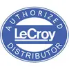 Blaues ovales Logo mit dem Text 'AUTHORIZED DISTRIBUTOR' und 'LeCroy' in der Mitte.