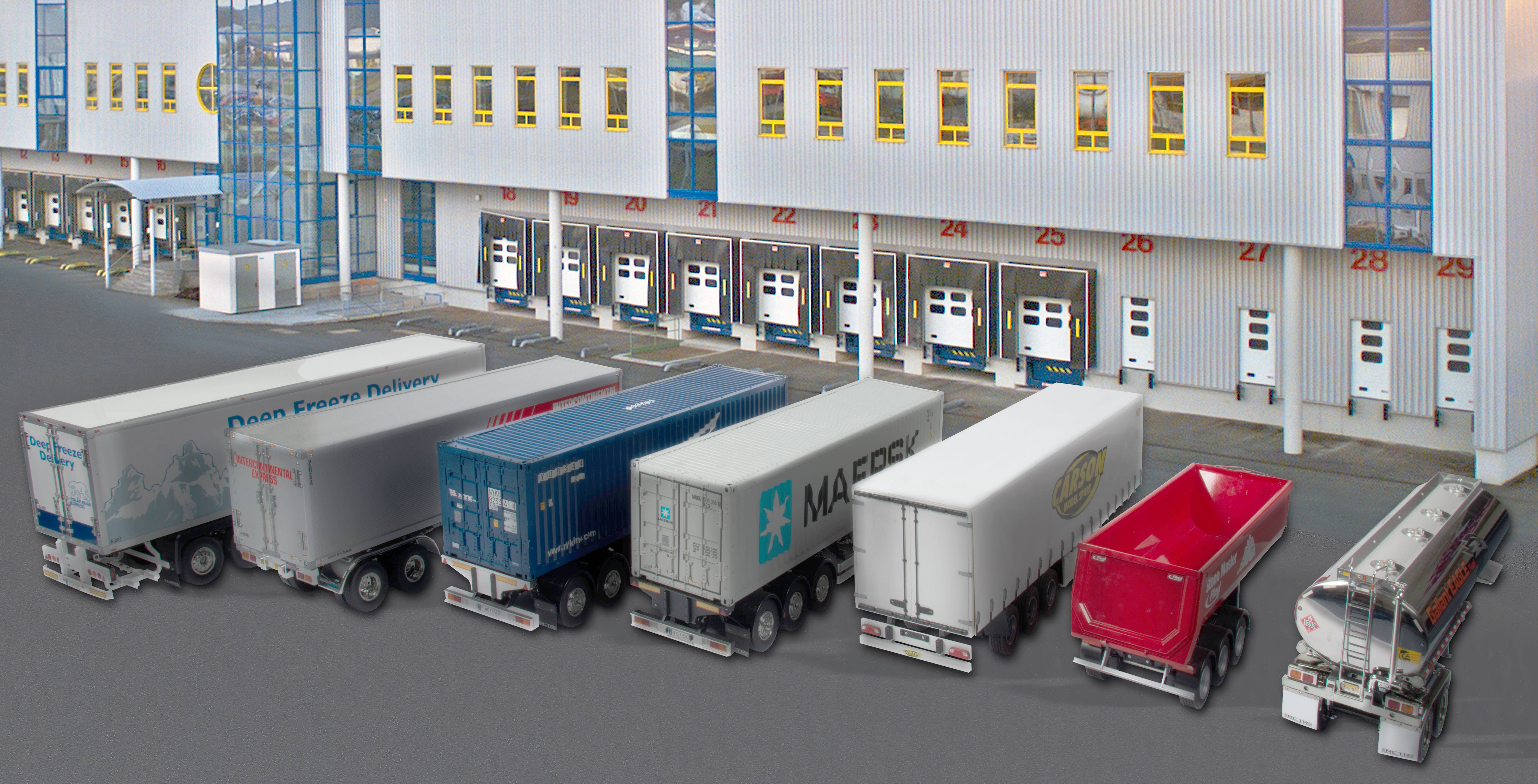 Auflieger in den unterschiedlichsten Ausführungen