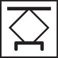 Ein weißes Diagrammsymbol auf schwarzem Hintergrund zeigt ein geradliniges Pendelschwingungsmodell.