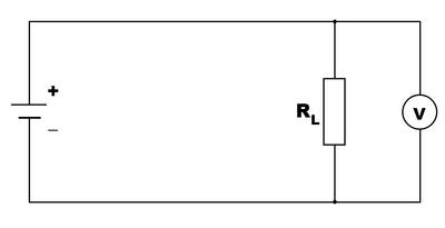 Schéma d'un circuit de mesure