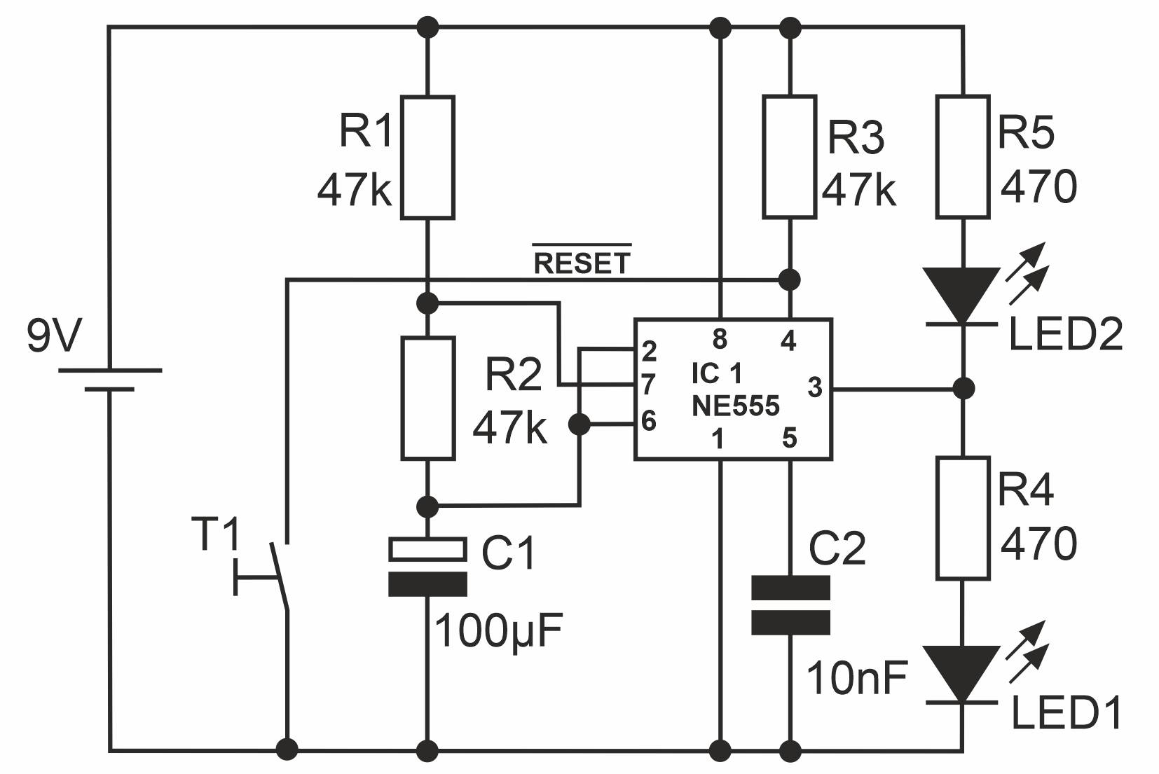 Ne555 Schaltungen Aufbau Und Funktionsweise Des Timers Erklart