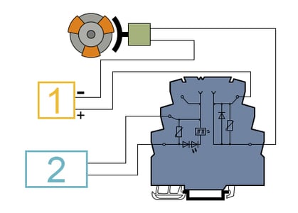 Optokopplerrelais Motorbremse