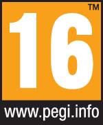 'PEGI 16'-Altersfreigabe. Geeignet für Personen ab 16 Jahren. Besuchen Sie www.pegi.info für weitere Informationen.