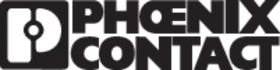 Logo der MarkePhoenix Contact mit grauer Umrandung. Weiterleitung zum Markenshop von Phoenix Contact