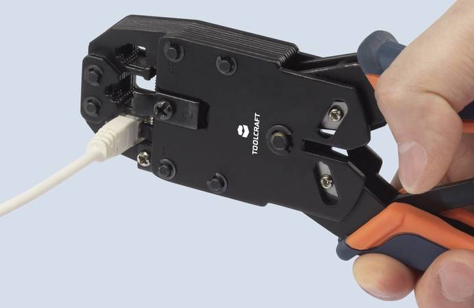Ręczne szczypce zaciskowe Knipex do izolowanych końcówek kablowych i złączy