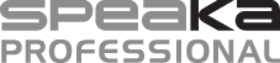 Logo der Marke SpeaKa Professional mit grauer Umrandung. Weiterleitung zum Markenshop von SpeaKa Professional