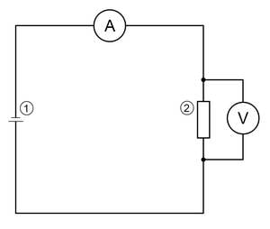 Montage de circuit pour la mesure du courant et de la tension